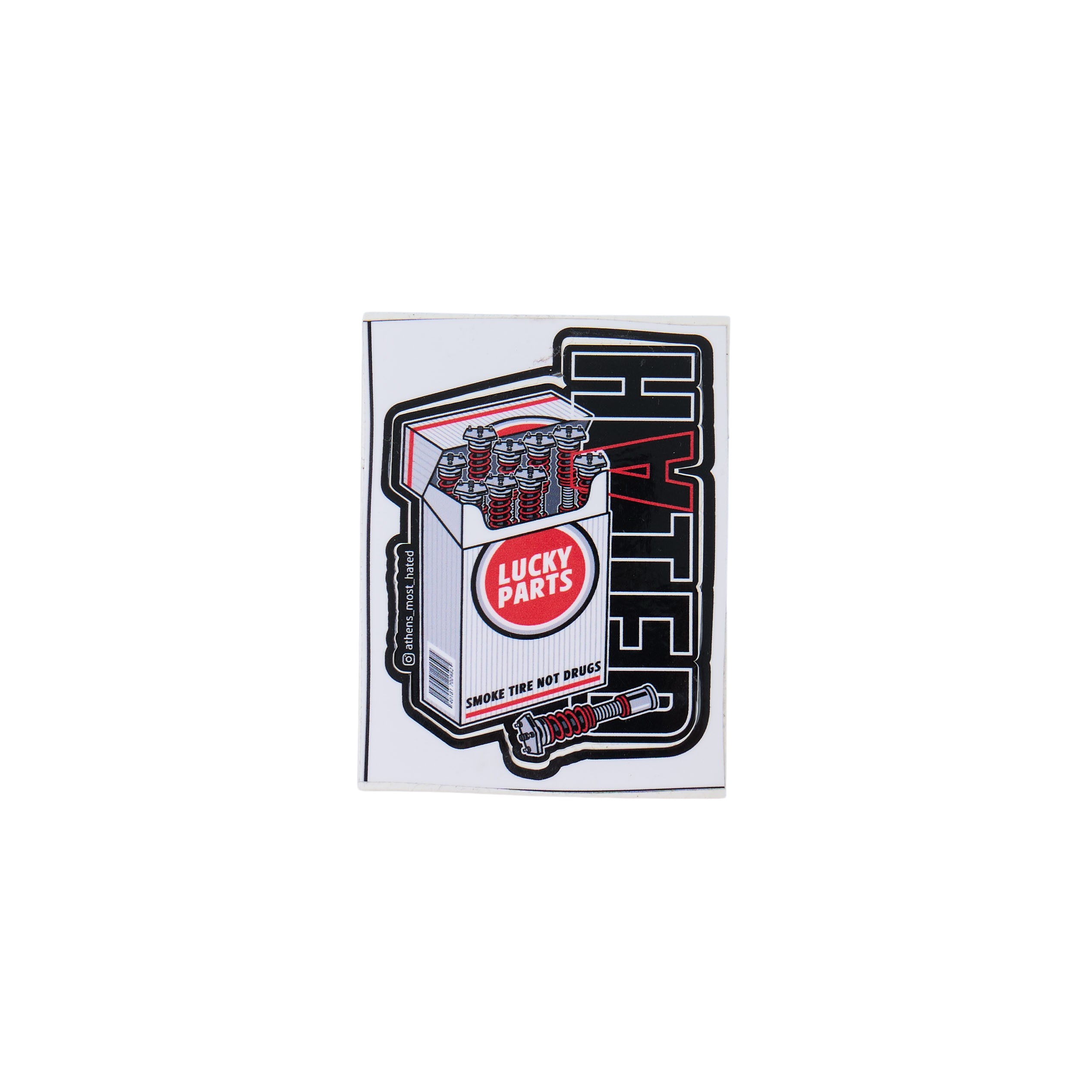 Lucky parts sticker